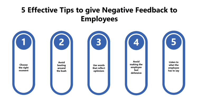 employee negative feedback examples