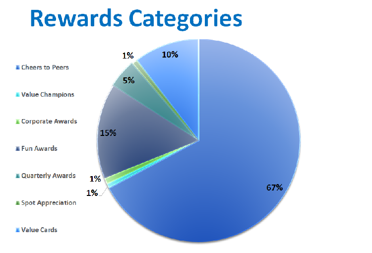 Rewards and Recognition Categories at a Global Tech Company