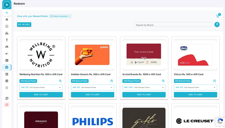 Redemption of Reward Points on HiFives Platform for Manufacturing Company