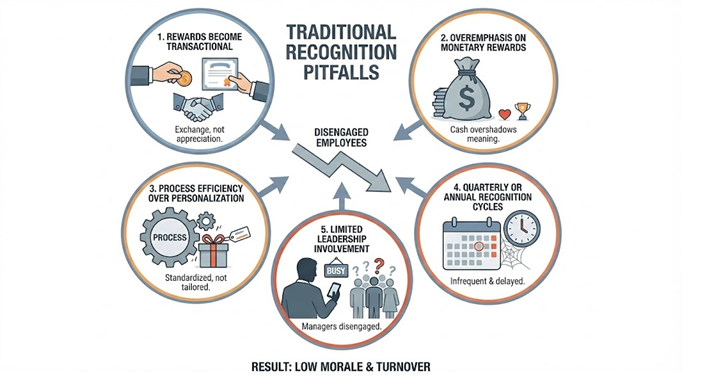 Why Employee Recognition Often Fails